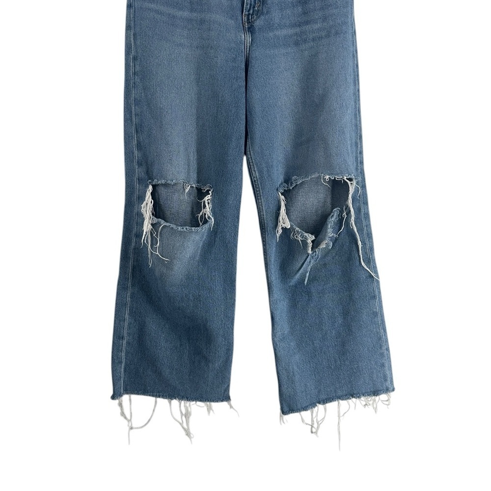 Levi's jeans Premium High Loose Jeans ripped knees distressed y2k 90's frayed 28 - Picture 5 of 11
